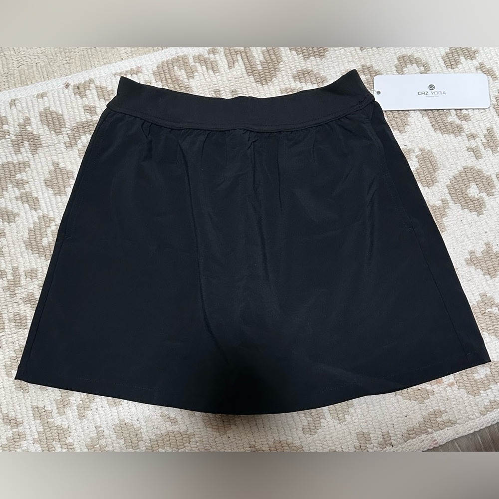 Crz Yoga Black Skort